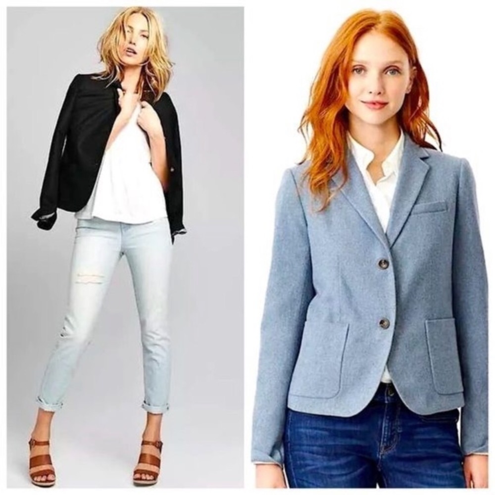 Gap wool blazer light blue. Tags still on